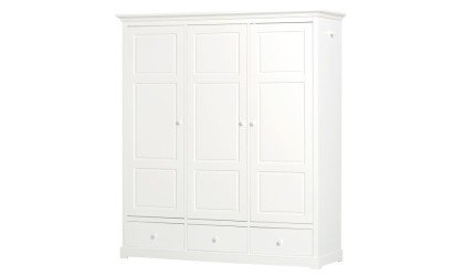 Armoire 3 portes Blanc - Seaside Oliver Furniture Petit Toi