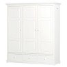 Armoire 3 portes Blanc - Seaside Oliver Furniture Petit Toi