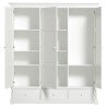 Wardrobe 3-door White - Seaside Oliver Furniture - Petit Toi