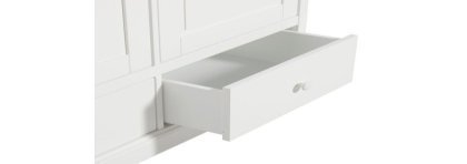 Wardrobe 3-door White - Seaside Oliver Furniture - Petit Toi