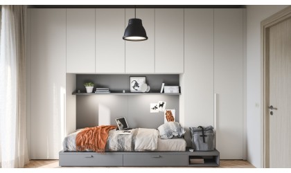 Armoire modulable portes battantes – Nidi by Battistella – Petit Toi