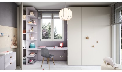 Armoire modulable portes battantes – Nidi by Battistella – Petit Toi