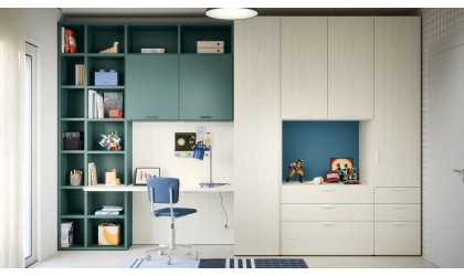 Armoire modulable portes battantes – Nidi by Battistella – Petit Toi