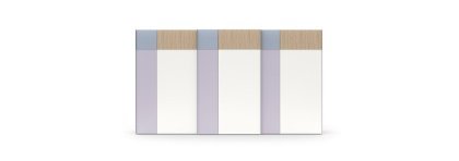 Kids modular Wardrobe - White- Oliver Furniture - Petit Toi Lausanne