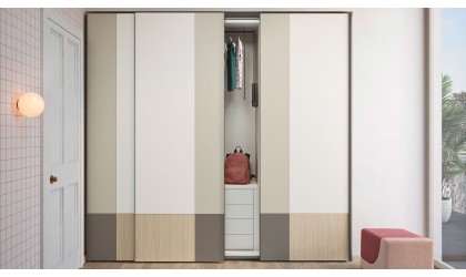 Kids modular Wardrobe - White- Oliver Furniture - Petit Toi Lausanne