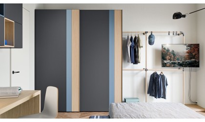 Kids modular Wardrobe - White- Oliver Furniture - Petit Toi Lausanne