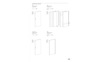 Armoire 2-3 portes coulissantes