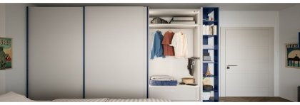 Kids modular Wardrobe - White- Oliver Furniture - Petit Toi Lausanne