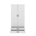 LIFETIME 2-door children's wardrobe -Petit Toi