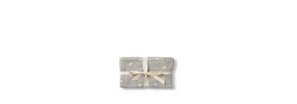 Set of 3 organic cotton muslin cloths - Dear April