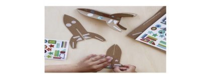 CREATIVE KIT - Alien rockets + Stickers