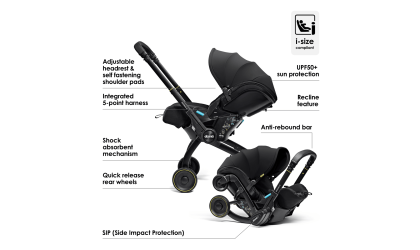DOONA X - Stroller & integrated baby car seat -  Suisse