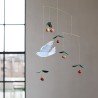Decorative mobile - Cherries and Bird - Fensted