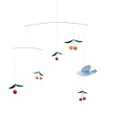 Decorative mobile - Cherries and Bird - Fensted