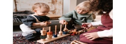 Montessori stacking toy - Rainbow