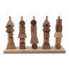 Montessori stacking toy - Natural