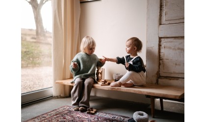 Jouet à empiler en bois - Naturel