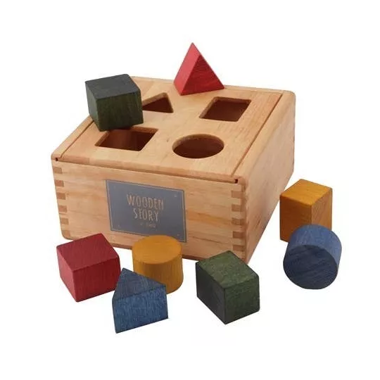 Montessori toy - Rainbow sorting box