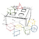 Montessori toy - Rainbow sorting box