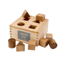 Montessori toy - Sorting box Natural wood