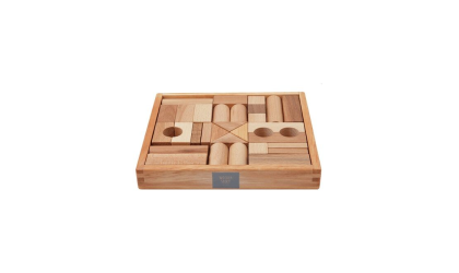 Wooden blocks Natural 30-piece - Wooden Toys