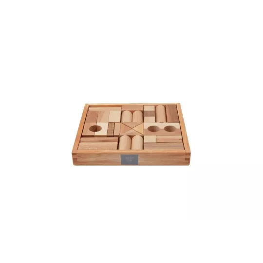 Wooden blocks Natural 30-piece - Wooden Toys