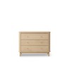 Wooden Nursery changing table 3-drawer OAK - Oliver Furniture