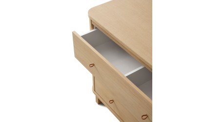 Wooden Nursery changing table 3-drawer OAK - Oliver Furniture