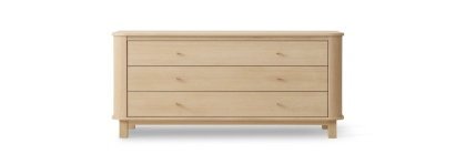 3-drawer wooden Nursery dresser oak - Oliver Furniture