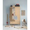 Armoire enfant en bois de chêne Eco  - Oliver Furniture