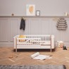 Junior bed Wood - white oak - Oliver Furniture - Petit Toi Lausanne