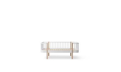 Lit de jour en bois pour enfant - blanc/chêne -30%