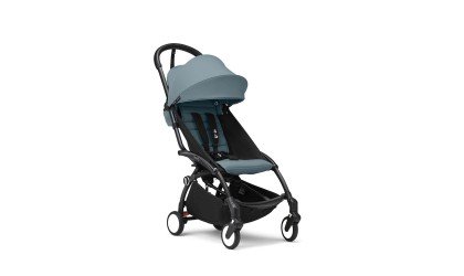 New Stroller YOYO3  6+ Aqua, black frame