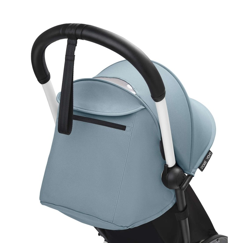 YOYO Stroller YOYO 6+ Aqua, white frame - Petit Toi
