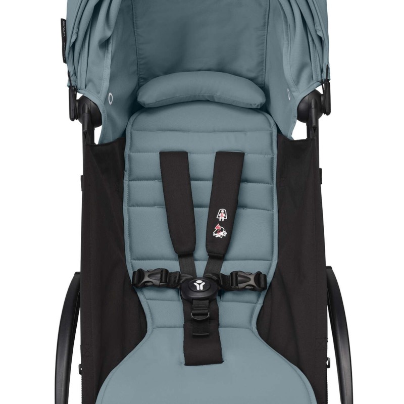 YOYO Stroller YOYO 6+ Aqua, white frame - Petit Toi