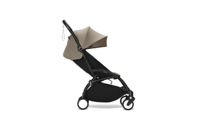 New Stroller YOYO3  6+ Taupe, black frame