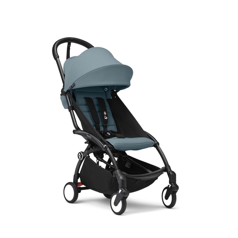 Stroller YOYO 6+ Aqua, black frame -10% Stroller YOYO 6+ Aqua, black frame -10%
