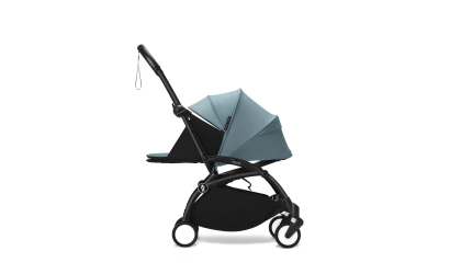 YOYO³ ® Stroller Newborn 0+ blue Aqua, Black frame