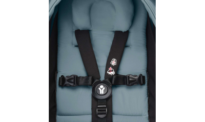 YOYO³ ® Stroller Newborn 0+ blue Aqua, White frame