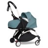 YOYO³ ® Stroller Newborn 0+ blue Aqua, White frame