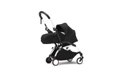 YOYO³ ® Stroller Newborn 0+ Black , white frame