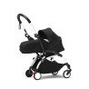 Poussette YOYO³ ® nouveau-né 0+ Noir, chasis blanc
