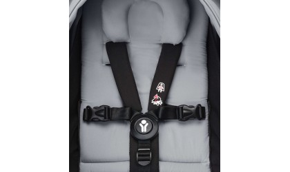 YOYO³ Stroller Newborn  0+ Stone grey, white frame