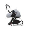 YOYO³ Stroller Newborn  0+ Stone grey, white frame