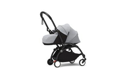 YOYO³ Stroller Newborn  0+ Stone grey, black frame