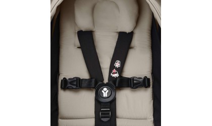 YOYO³ Stroller Newborn  0+ Taupe, white frame