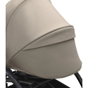 Poussette YOYO³ nouveau-né 0+ Taupe, chassis Blanc