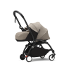 YOYO³ Stroller Newborn  0+ Taupe, black frame