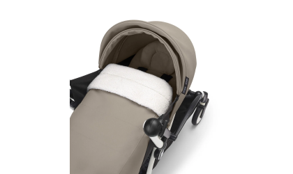 Poussette YOYO³ nouveau-né 0+ Taupe, chassis Noir