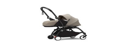 YOYO³ Stroller Newborn  0+ Taupe, black frame